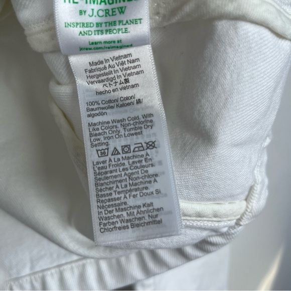 New J.Crew Size 00 Denim blazer-jacket Women’s in white - Picture 14 of 14